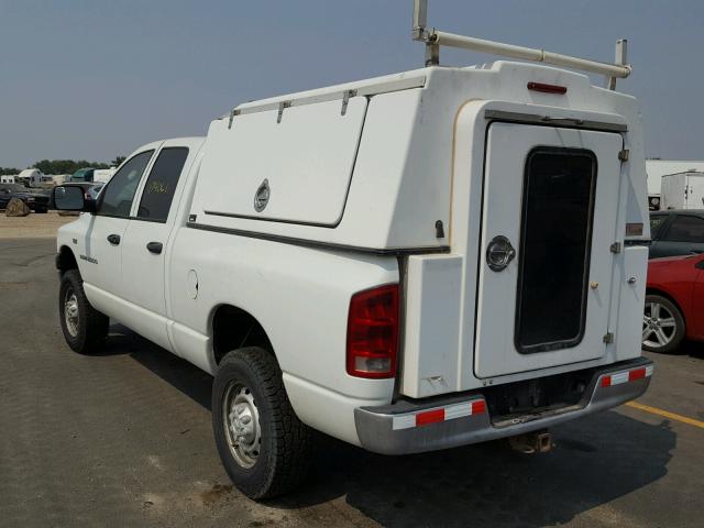 1D7KS28D16J233139 - 2006 DODGE RAM 2500 S თეთრი ფოტო 3