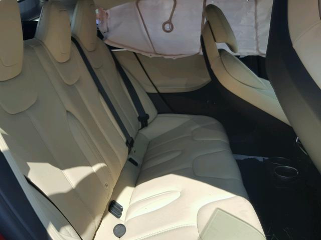 5YJSA1E21HF193293 - 2017 TESLA MODEL S RED photo 6