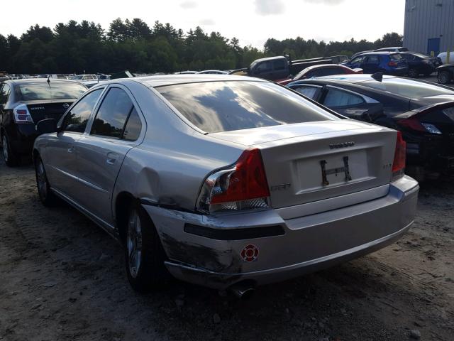 YV1RS592572622721 - 2007 VOLVO S60 2.5T SILVER photo 3