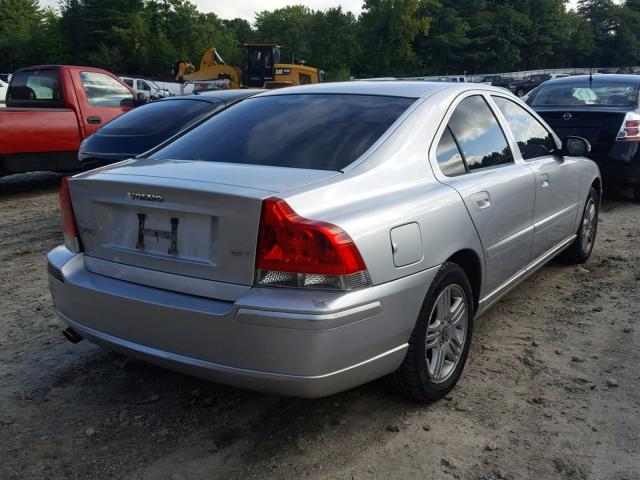 YV1RS592572622721 - 2007 VOLVO S60 2.5T SILVER photo 4