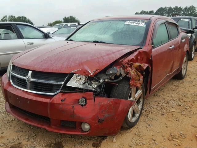 1B3LC56R38N136517 - 2008 DODGE AVENGER SX BURGUNDY photo 2