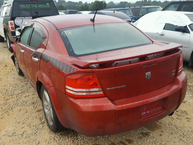 1B3LC56R38N136517 - 2008 DODGE AVENGER SX BURGUNDY photo 3