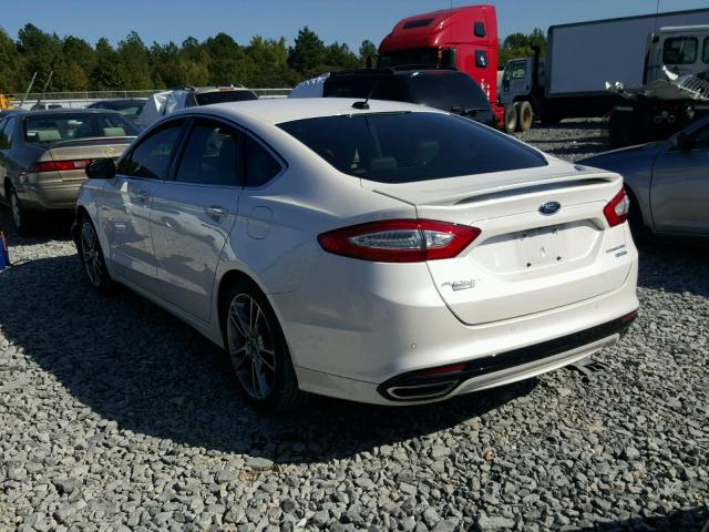 3FA6P0K9XGR243588 - 2016 FORD FUSION TIT WHITE photo 3