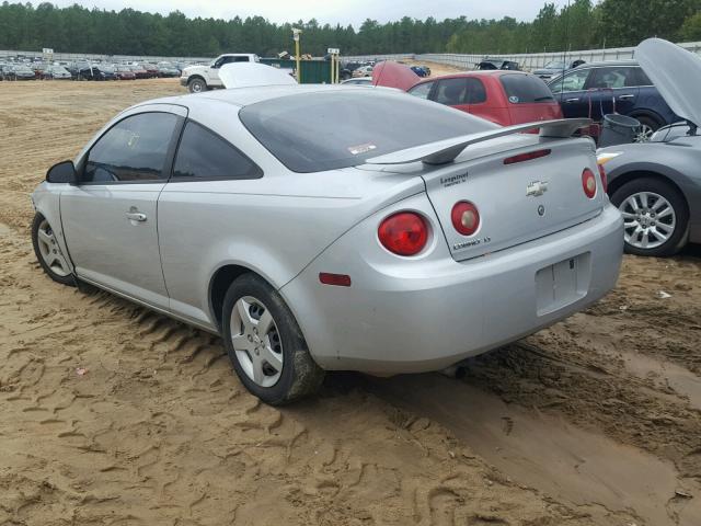 1G1AL15F777149885 - 2007 CHEVROLET COBALT SILVER photo 3