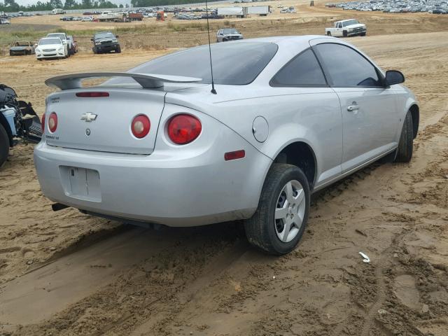 1G1AL15F777149885 - 2007 CHEVROLET COBALT SILVER photo 4