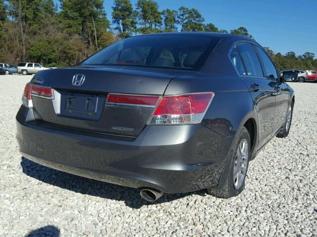 1HGCP2F68CA192672 - 2012 HONDA ACCORD GRAY photo 4