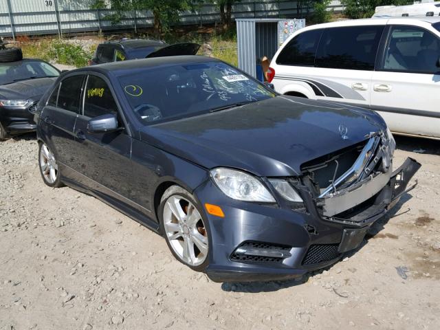 WDDHF8JB1DA745748 - 2013 MERCEDES-BENZ E 350 4MAT GRAY photo 1