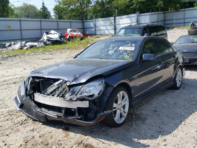 WDDHF8JB1DA745748 - 2013 MERCEDES-BENZ E 350 4MAT GRAY photo 2