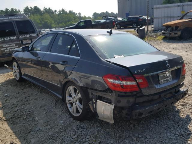 WDDHF8JB1DA745748 - 2013 MERCEDES-BENZ E 350 4MAT GRAY photo 3