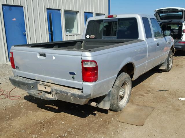 1FTYR14V42TA80828 - 2002 FORD RANGER SILVER photo 4