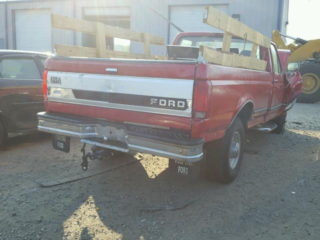 2FTHF26H2TCA68243 - 1996 FORD F250 RED photo 4