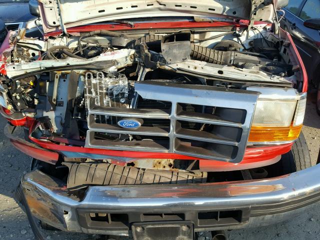 2FTHF26H2TCA68243 - 1996 FORD F250 RED photo 7