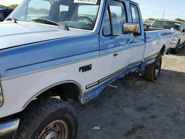 1FTHX26GXTEA17250 - 1996 FORD F250 BLUE photo 9