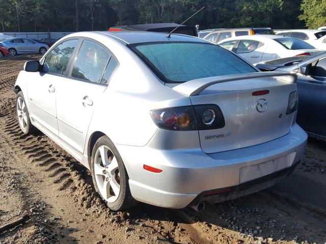 JM1BK323561483774 - 2006 MAZDA 3 S SILVER photo 3