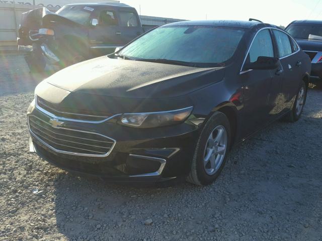 1G1ZB5ST0GF327813 - 2016 CHEVROLET MALIBU LS შავი ფოტო 2