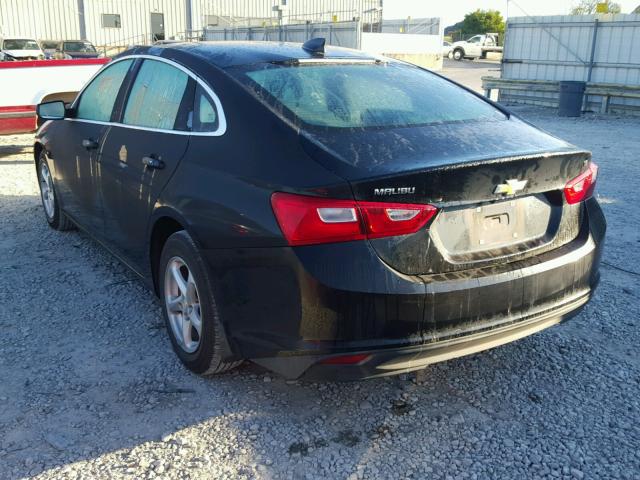 1G1ZB5ST0GF327813 - 2016 CHEVROLET MALIBU LS BLACK photo 3