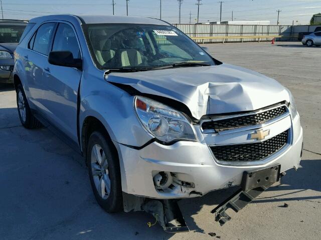 2CNA1BEC1B6205018 - 2011 CHEVROLET EQUINOX SILVER photo 1