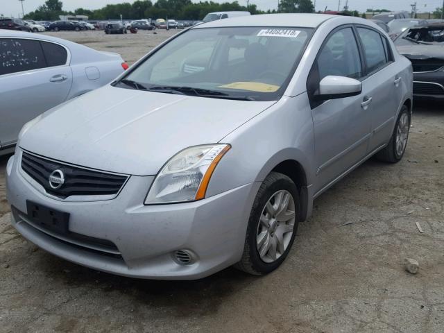 3N1AB6AP2AL661436 - 2010 NISSAN SENTRA 2.0 SILVER photo 2