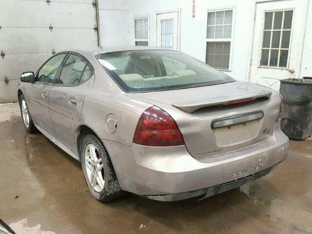 2G2WR554X61142589 - 2006 PONTIAC GRAND PRIX BROWN photo 3