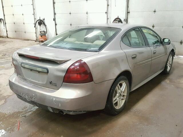 2G2WR554X61142589 - 2006 PONTIAC GRAND PRIX BROWN photo 4
