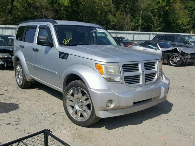 1D8GU58687W657016 - 2007 DODGE NITRO R/T SILVER photo 1