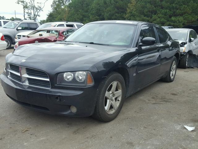 2B3CA3CV2AH277461 - 2010 DODGE CHARGER SX BLACK photo 2