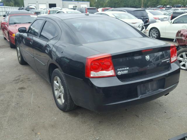 2B3CA3CV2AH277461 - 2010 DODGE CHARGER SX BLACK photo 3