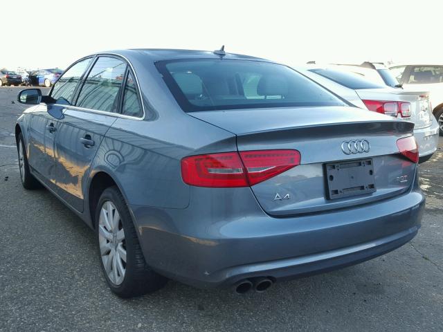 WAUBFAFL4DN018828 - 2013 AUDI A4 PREMIUM GRAY photo 3