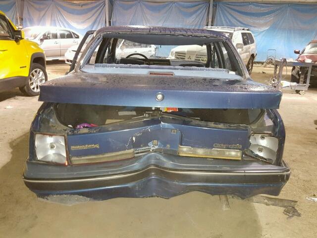 2G3AJ51N0K2331879 - 1989 OLDSMOBILE CUTLASS CI BLUE photo 9