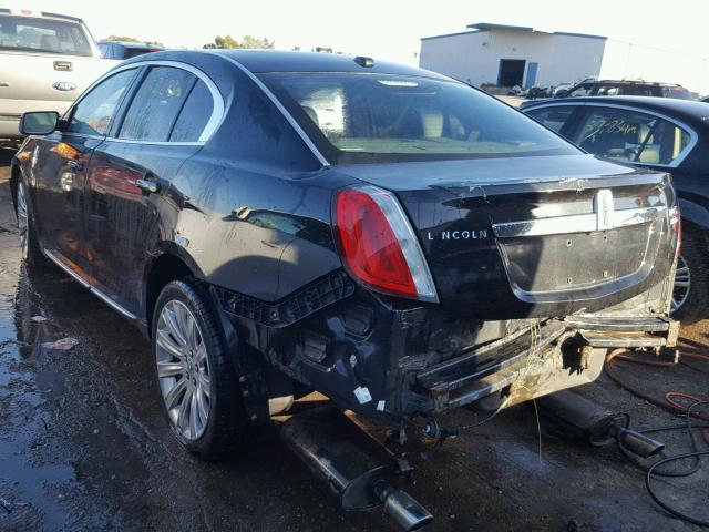 1LNHM94RX9G609570 - 2009 LINCOLN MKS BLACK photo 3