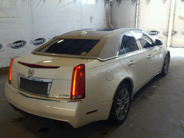 1G6DF577590130680 - 2009 CADILLAC CTS WHITE photo 4