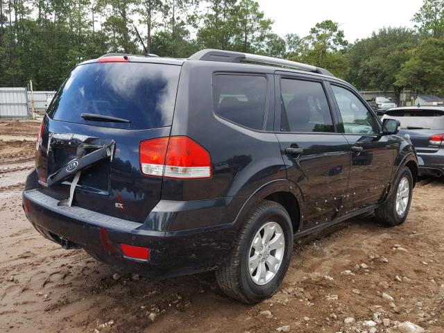 KNDJJ741395023043 - 2009 KIA BORREGO LX BLACK photo 4