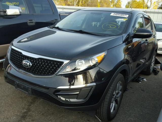 KNDPBCAC7G7847862 - 2016 KIA SPORTAGE BLACK photo 2