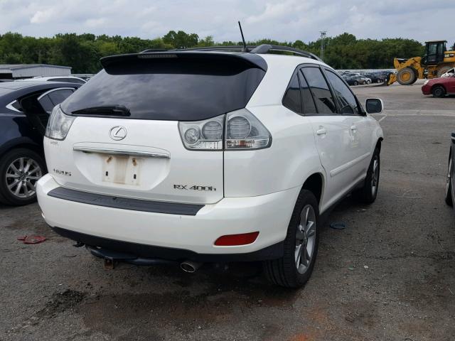 JTJHW31U360017031 - 2006 LEXUS RX 400 WHITE photo 4