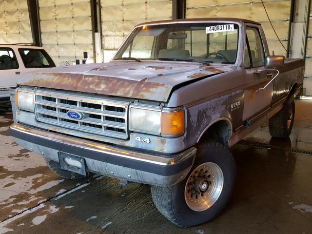 1FTHF26H8JKB15073 - 1988 FORD F250 TWO TONE photo 2