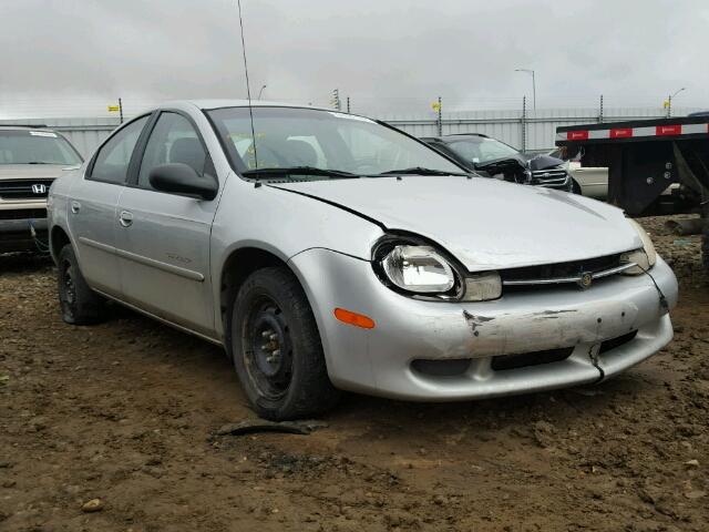 1C3ES46C9YD815931 - 2000 CHRYSLER NEON LE SILVER photo 1