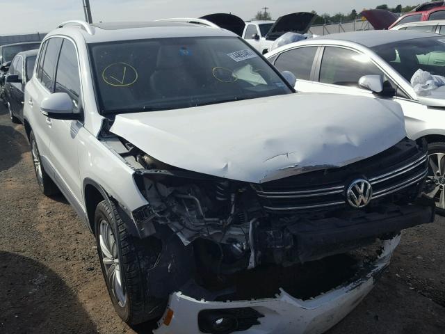 WVGAV7AXXDW545874 - 2013 VOLKSWAGEN TIGUAN S WHITE photo 1