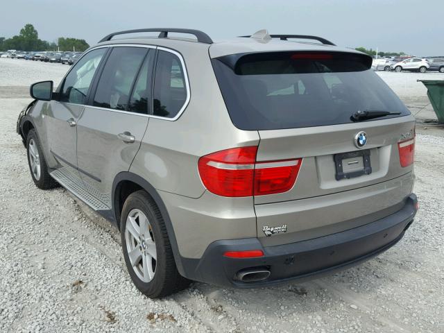 5UXFE83577LZ38649 - 2007 BMW X5 4.8I GOLD photo 3