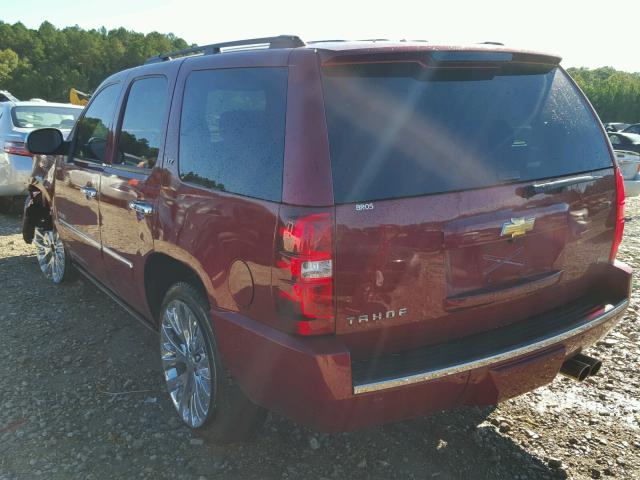 1GNUKCE07AR218690 - 2010 CHEVROLET TAHOE K150 RED photo 3