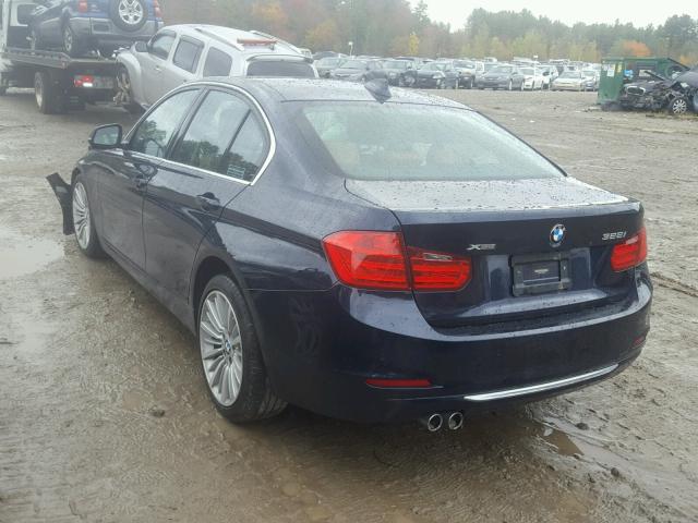 WBA3B5C56FP653280 - 2015 BMW 328 XI SUL BLUE photo 3