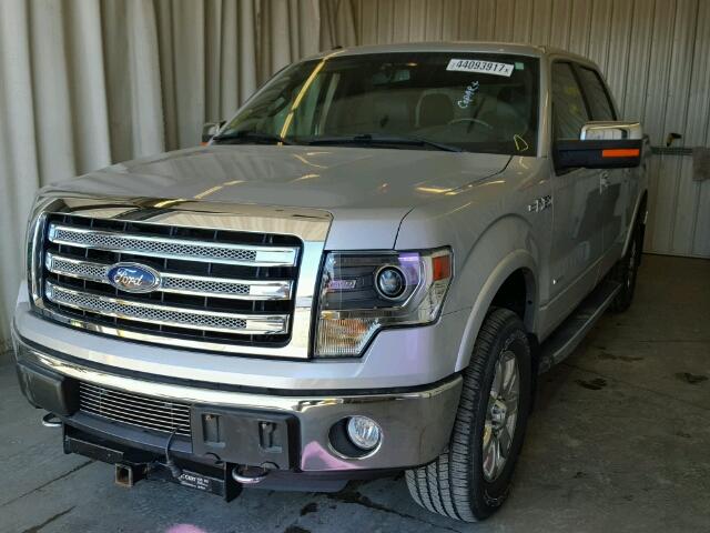 1FTFW1ET4DKD90368 - 2013 FORD F150 SILVER photo 2