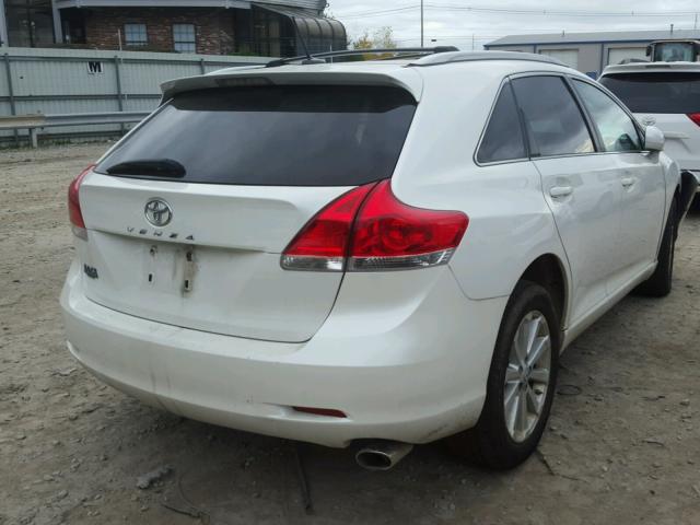 4T3ZE11A49U017429 - 2009 TOYOTA VENZA BASE WHITE photo 4