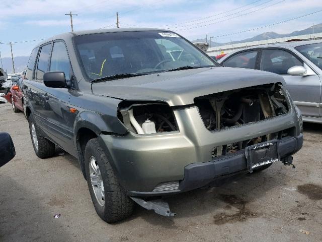 2HKYF18127H511176 - 2007 HONDA PILOT LX GRAY photo 1