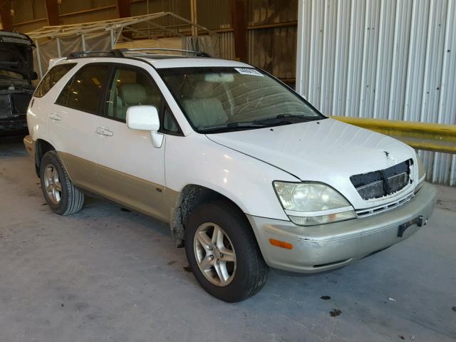 JTJGF10U510103550 - 2001 LEXUS RX 300 WHITE photo 1