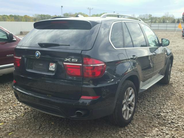 5UXZV4C58D0B19378 - 2013 BMW X5 BLACK photo 4