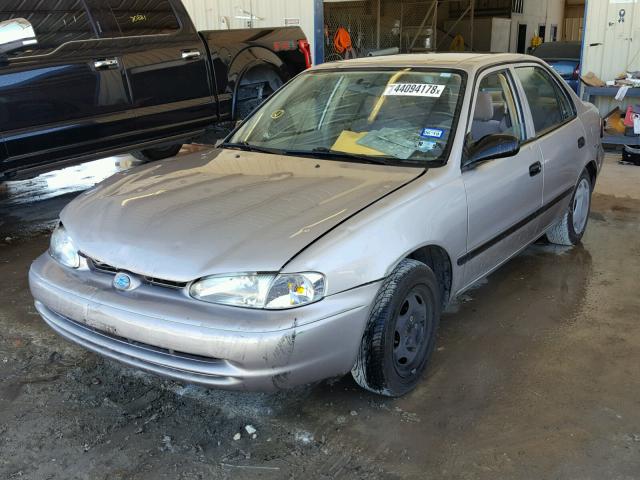 1Y1SK52852Z405235 - 2002 CHEVROLET GEO PRIZM 银色 照片 2