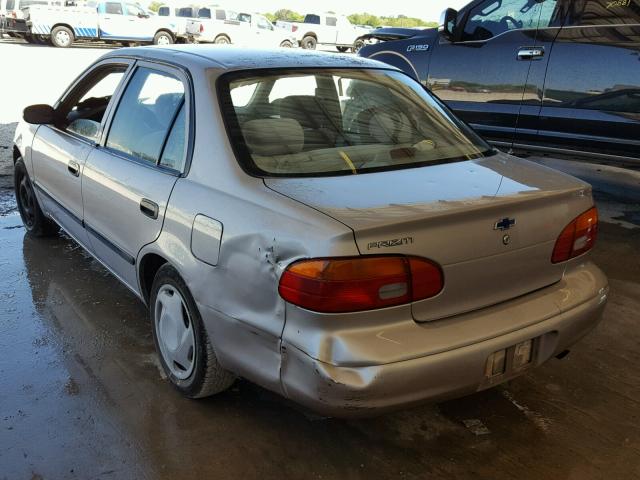 1Y1SK52852Z405235 - 2002 CHEVROLET GEO PRIZM 银色 照片 3