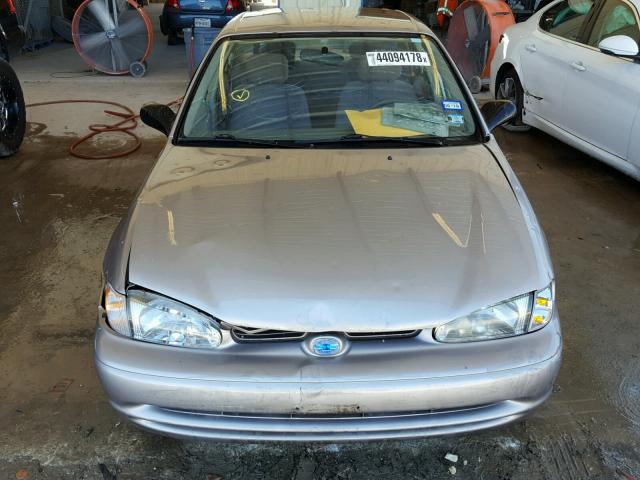 1Y1SK52852Z405235 - 2002 CHEVROLET GEO PRIZM 银色 照片 9