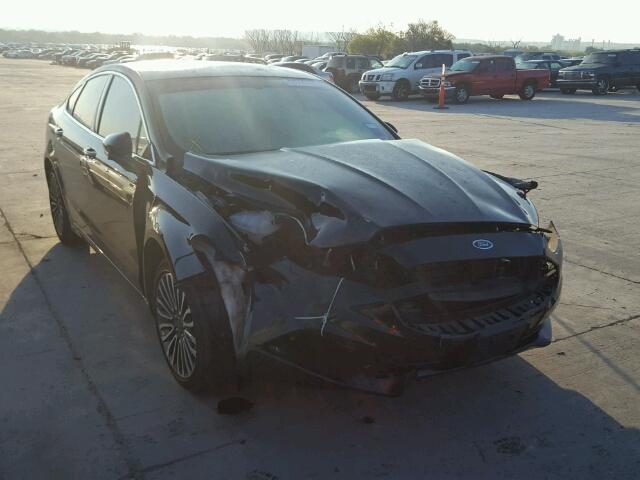 3FA6P0H95HR373190 - 2017 FORD FUSION BLACK photo 1