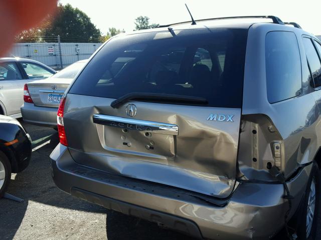 2HNYD18603H534597 - 2003 ACURA MDX GOLD photo 9